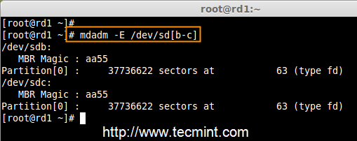 Verify Partitions Changes