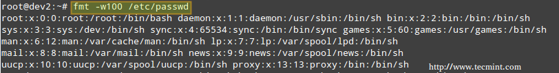 File Reformatting in Linux