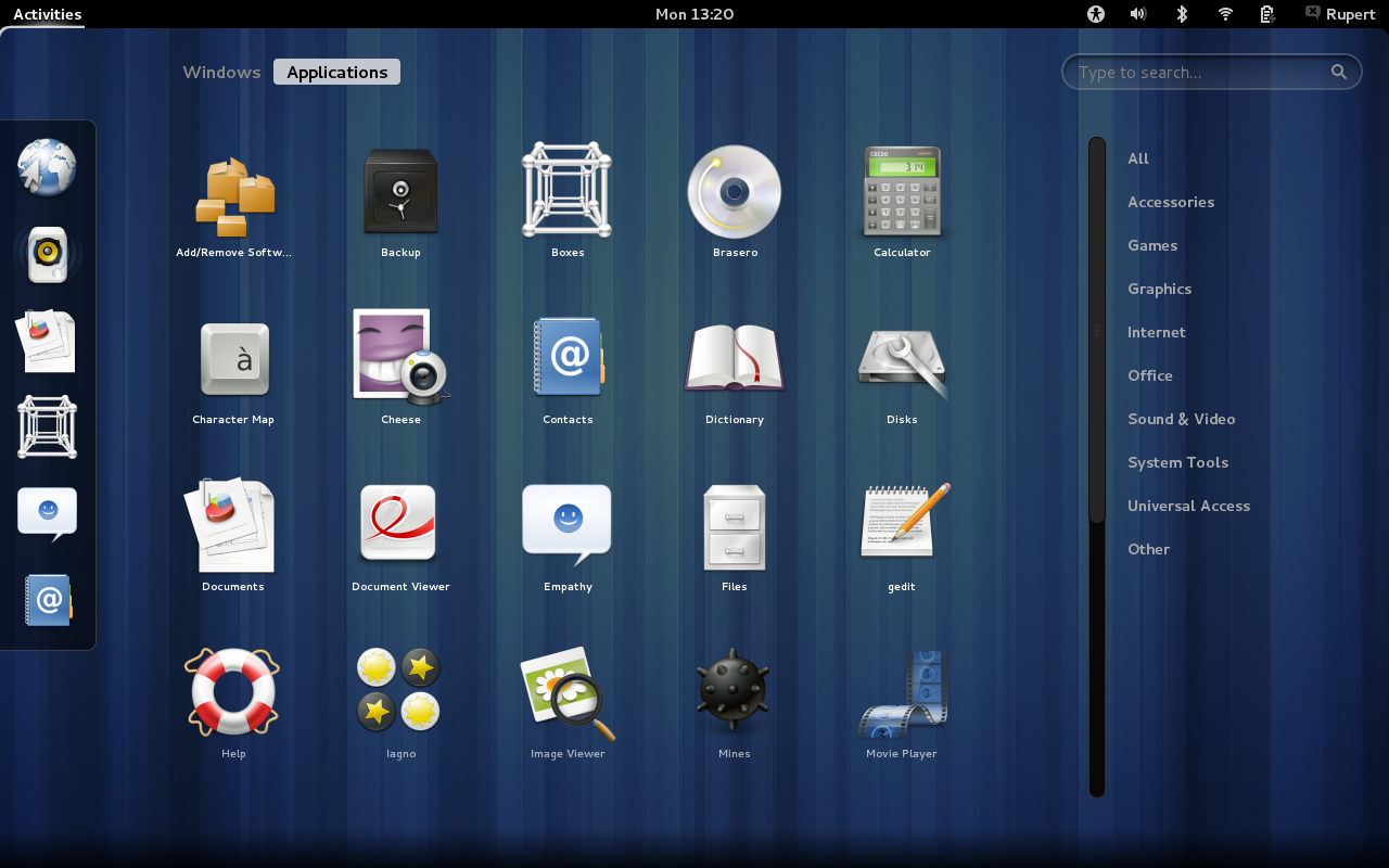 GNOME 3.4