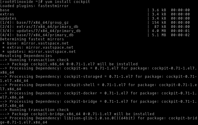 Centos 上安装 Cockpit