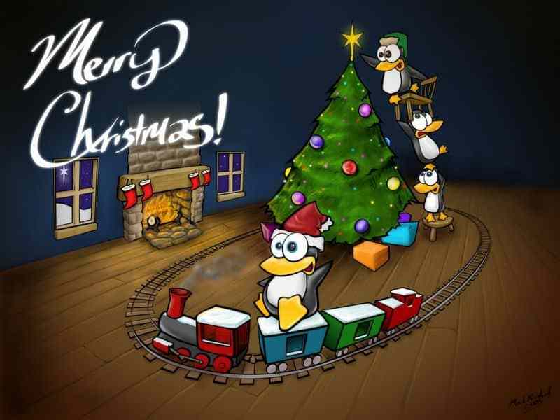 Christmas Linux Wallpapers