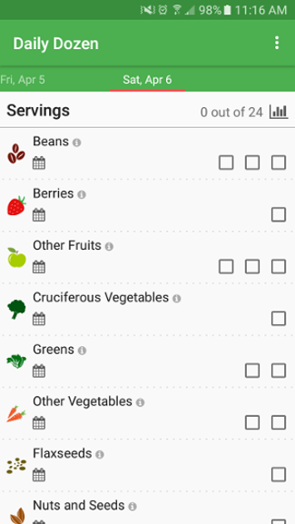 Daily Dozen app