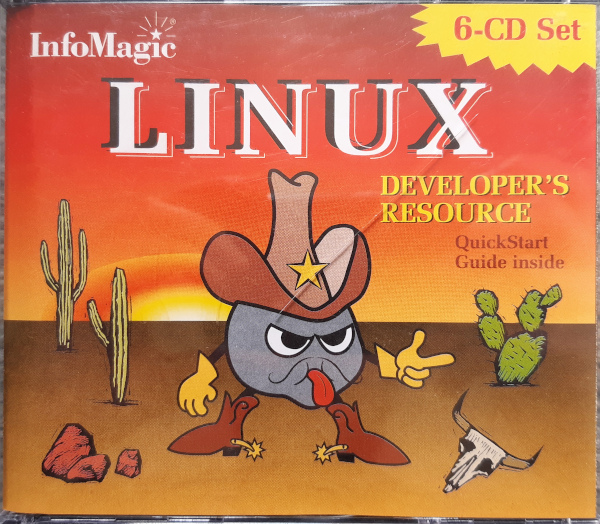 A tri-linux CD set