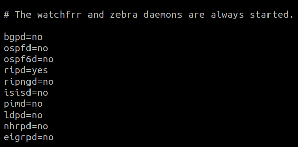 FRR daemon restart