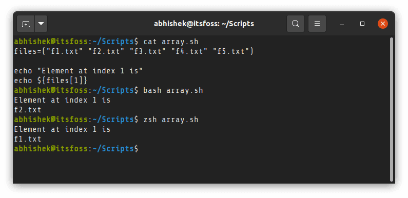 Bash Vs Zsh