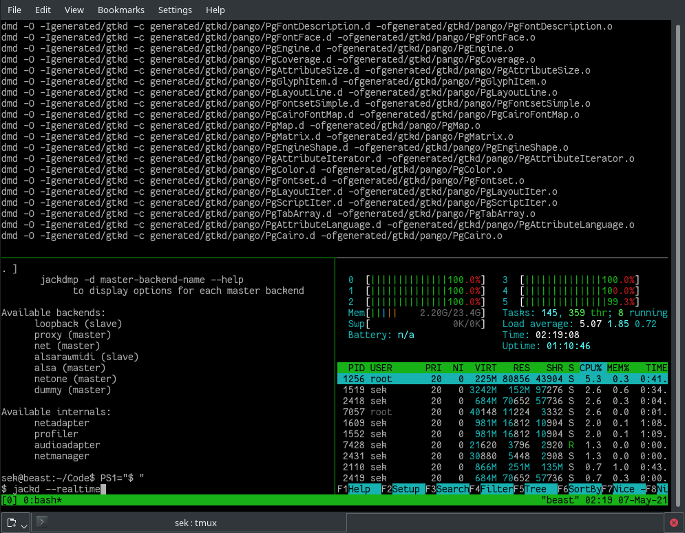 tmux