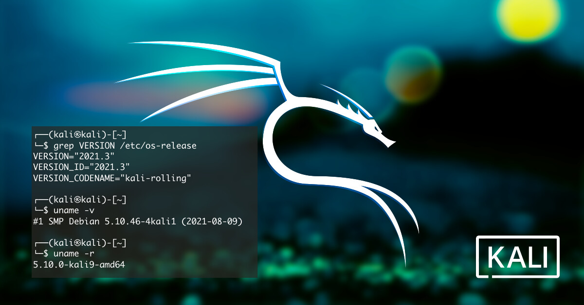 Kali Linux 2021.3