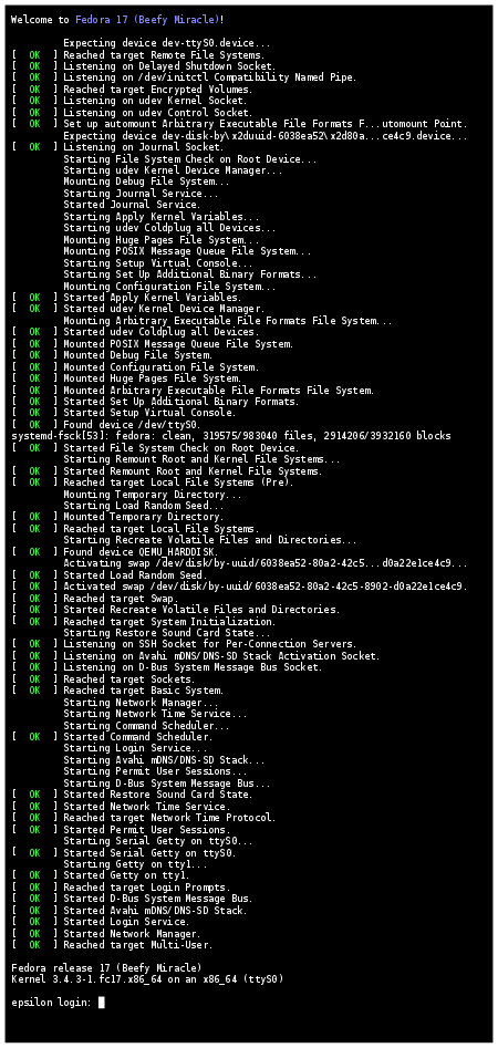 systemd on fedora - Courtesy of Wikimedia